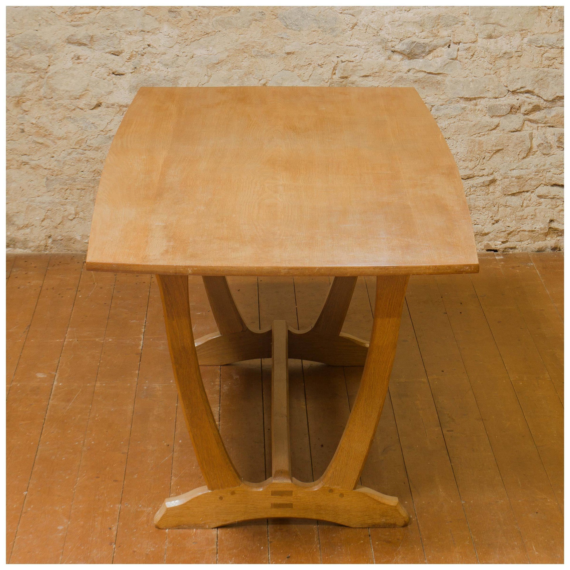 Edward Barnsley Design Arts & Crafts Cotswold School Oak Dining Table by Acornman