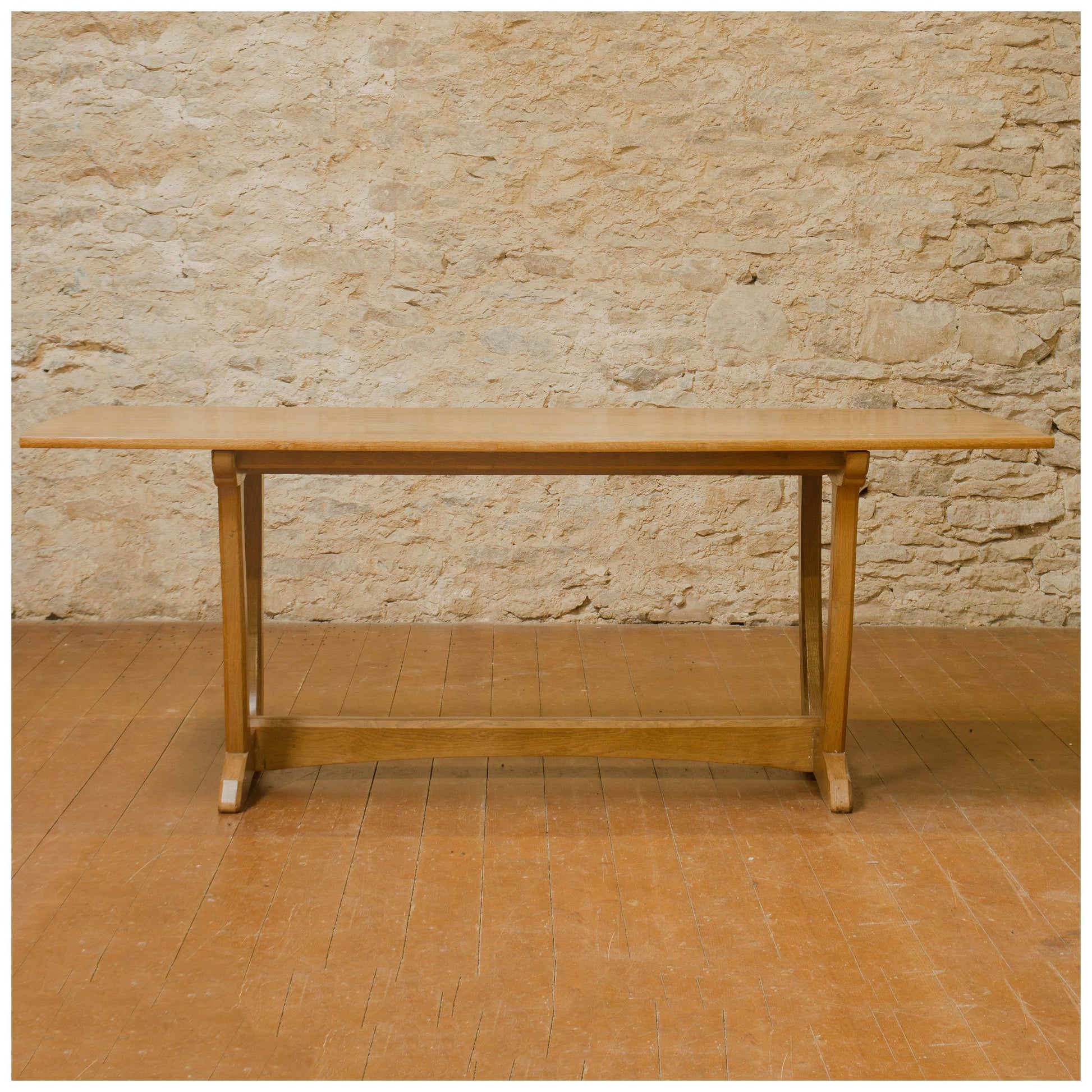 Edward Barnsley Design Arts & Crafts Cotswold School Oak Dining Table by Acornman