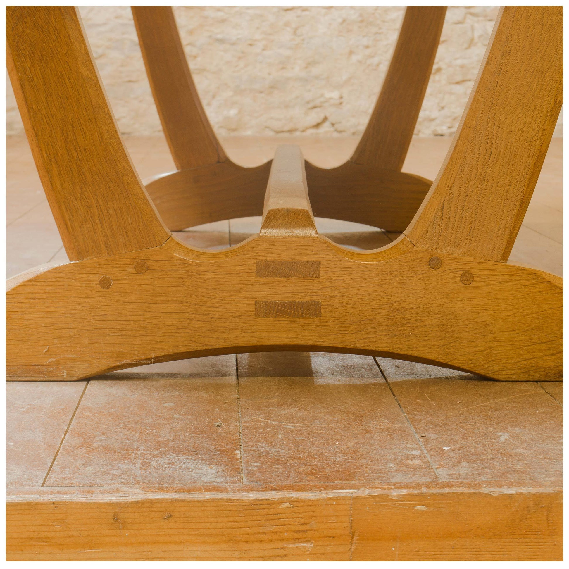 Edward Barnsley Design Arts & Crafts Cotswold School Oak Dining Table by Acornman