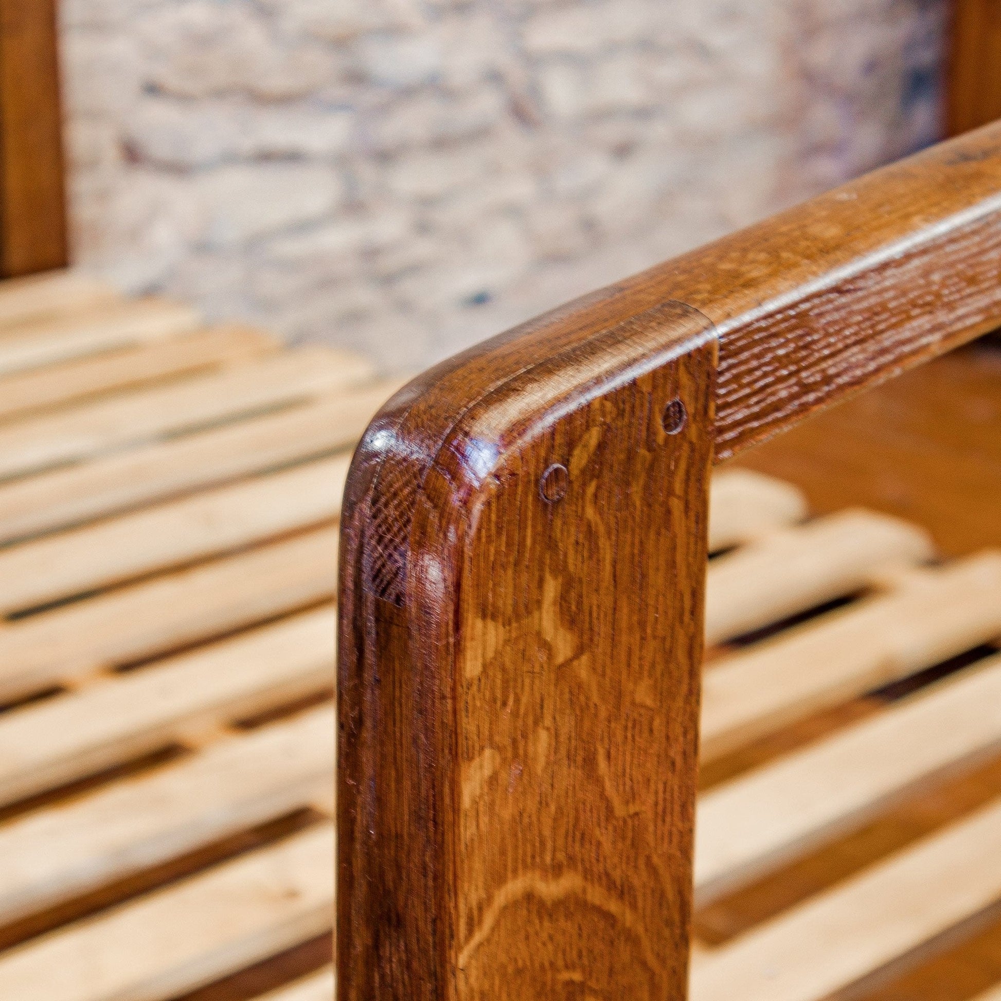 Ernest Gimson Arts & Crafts Cotswold School English Oak Double Bedstead c. 1900