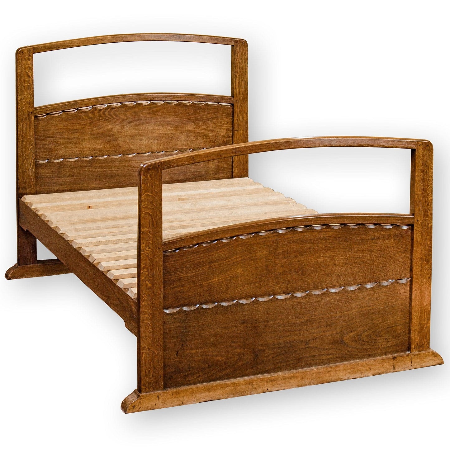 Ernest Gimson Arts & Crafts Cotswold School English Oak Double Bedstead c. 1900