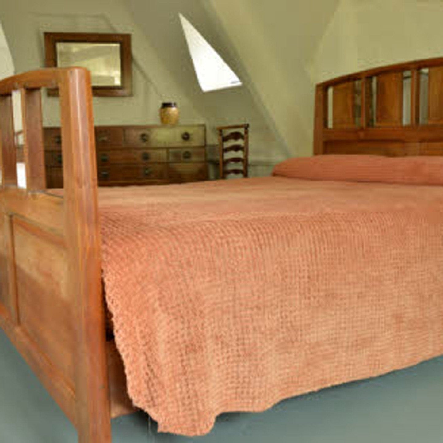 Ernest Gimson Arts & Crafts Cotswold School English Oak Double Bedstead c. 1900