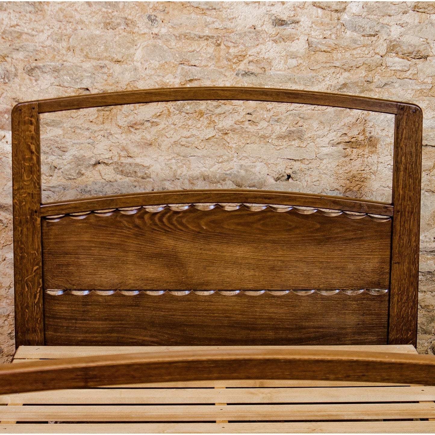 Ernest Gimson Arts & Crafts Cotswold School English Oak Double Bedstead c. 1900