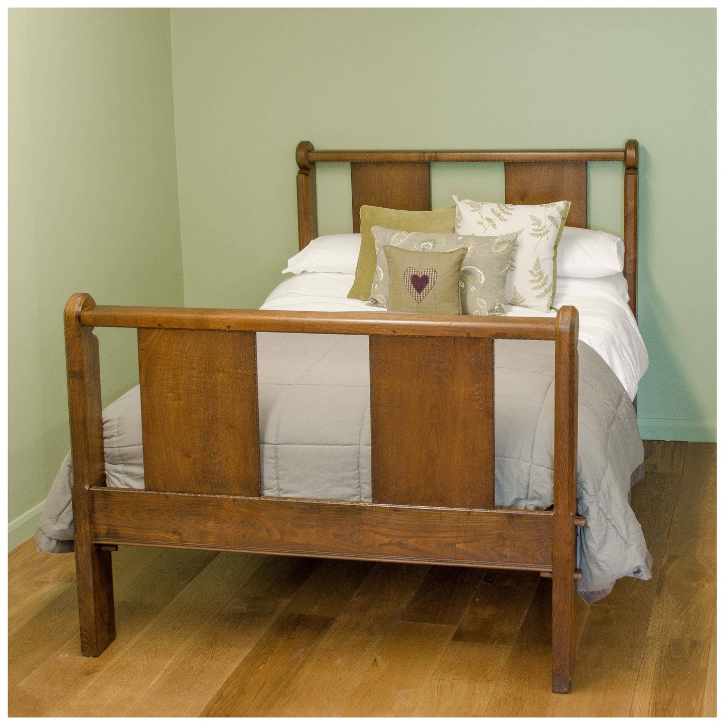 Ernest William Gimson Arts & Crafts Walnut Double Bed c. 1910