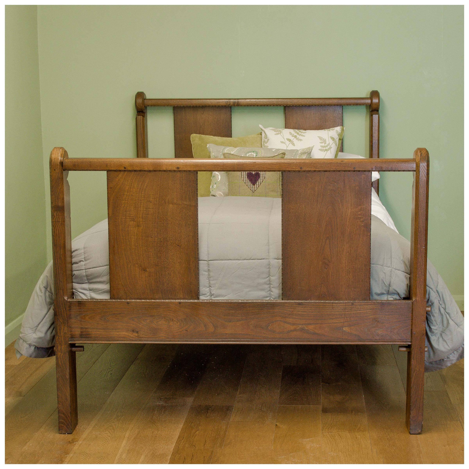 Ernest William Gimson Arts & Crafts Walnut Double Bed c. 1910