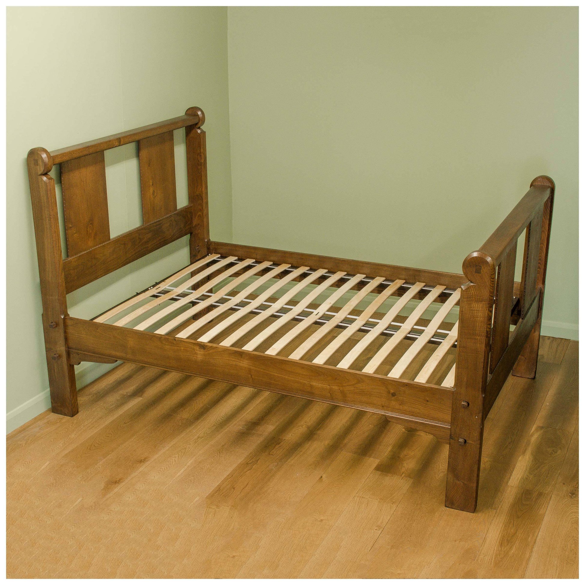 Ernest William Gimson Arts & Crafts Walnut Double Bed c. 1910