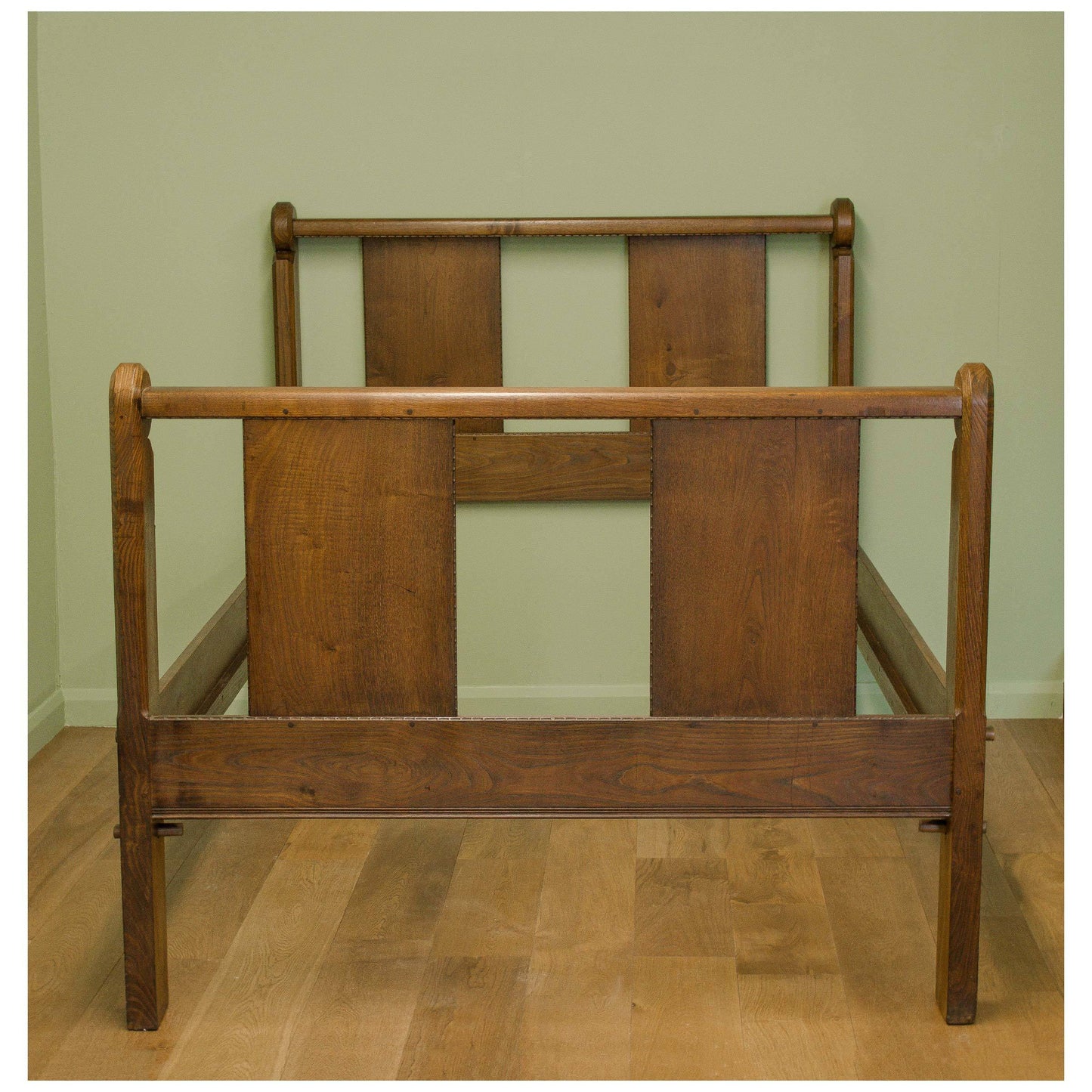 Ernest William Gimson Arts & Crafts Walnut Double Bed c. 1910