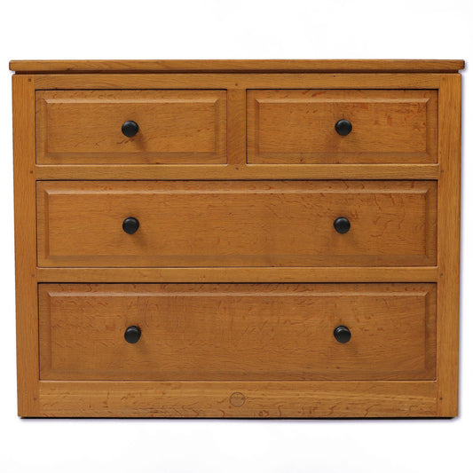 Phil Langstaff Arts & Crafts Yorkshire School English Oak Chest of Drawers (b)