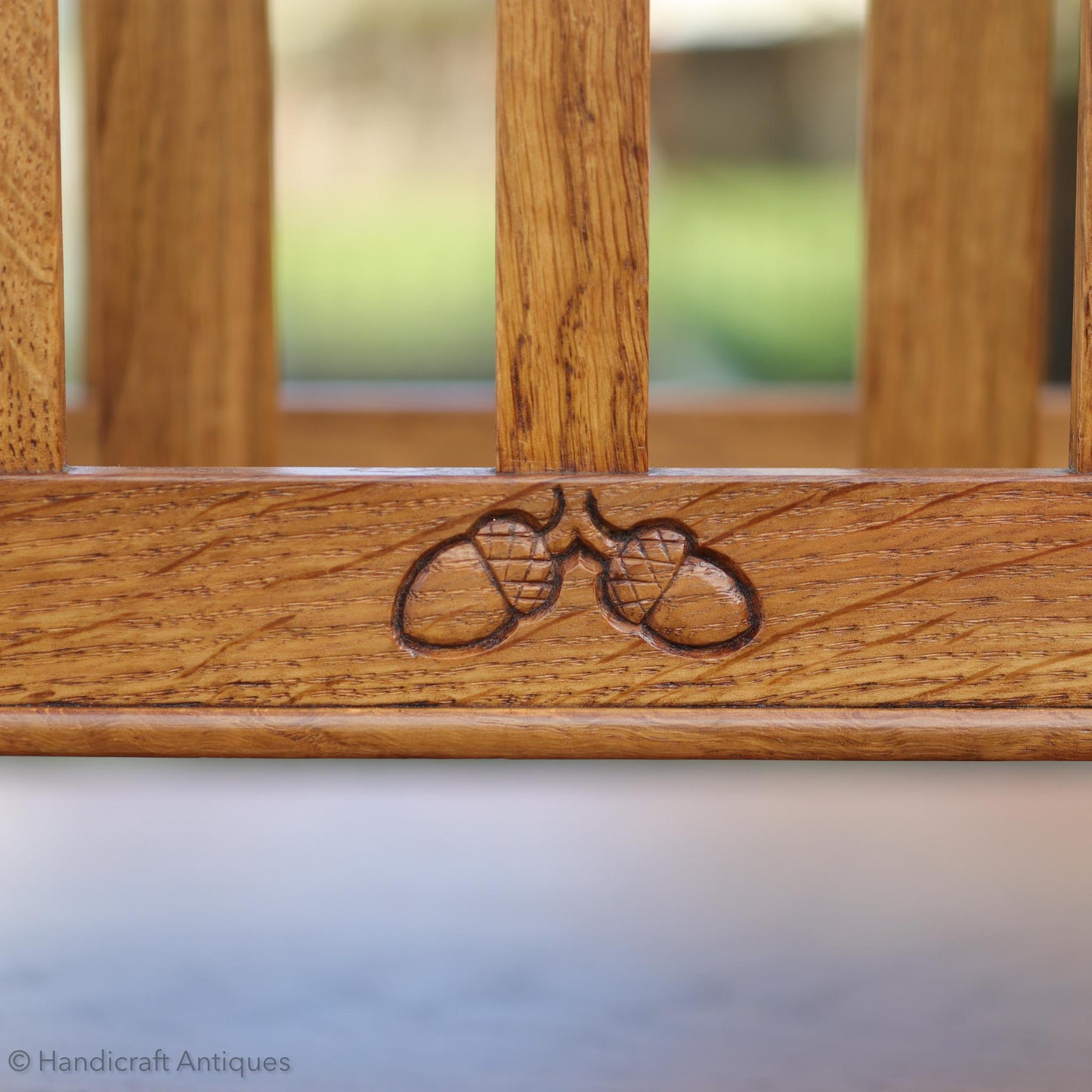 James Cleasby Dent [Ex-Stanley Webb Davies] Arts & Crafts Lakes School English Oak Magazine Rack