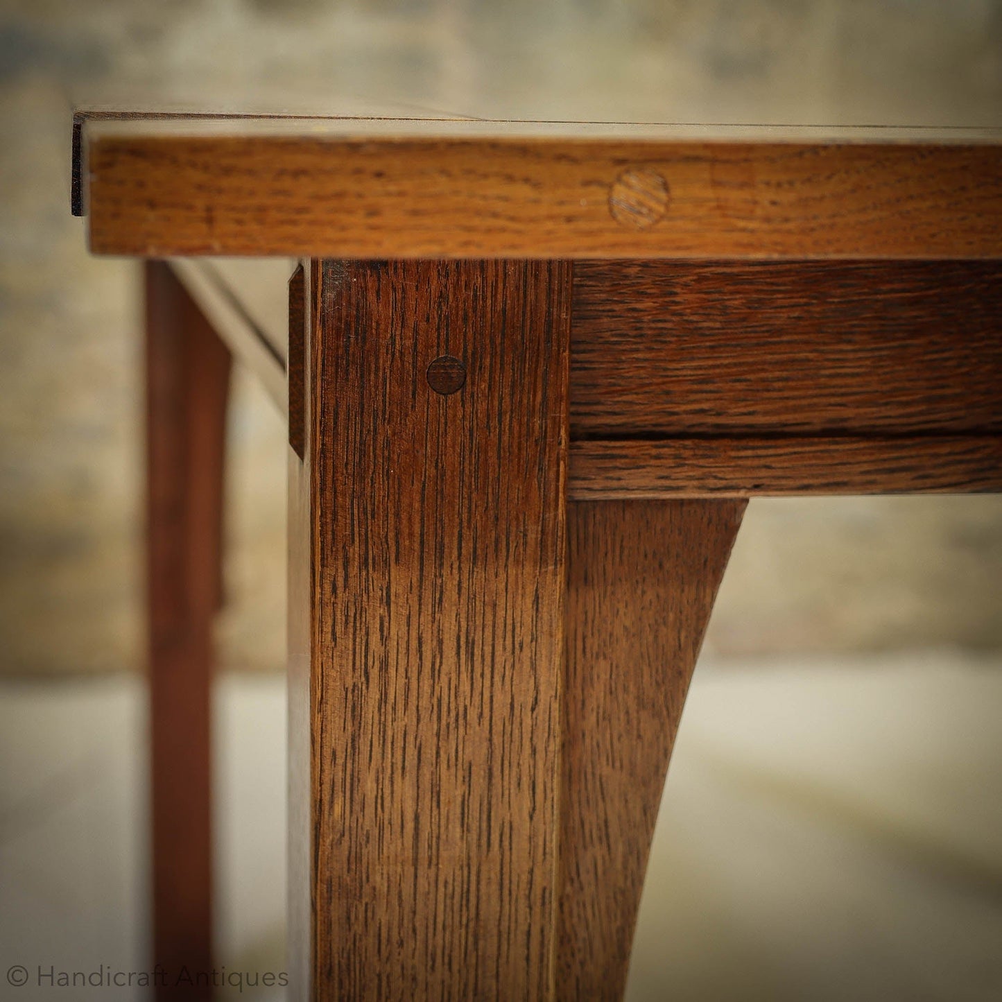 Stickley Furniture Arts & Crafts Mission School Oak Dining Table 