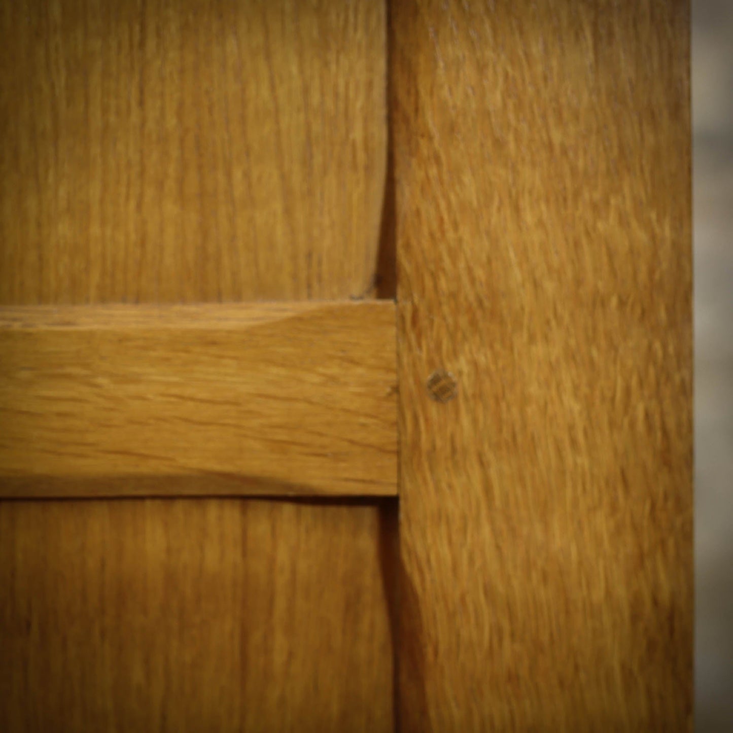 'Cat & Mouseman' Arts & Crafts Yorkshire School Oak Linen Cupboard / Pantry