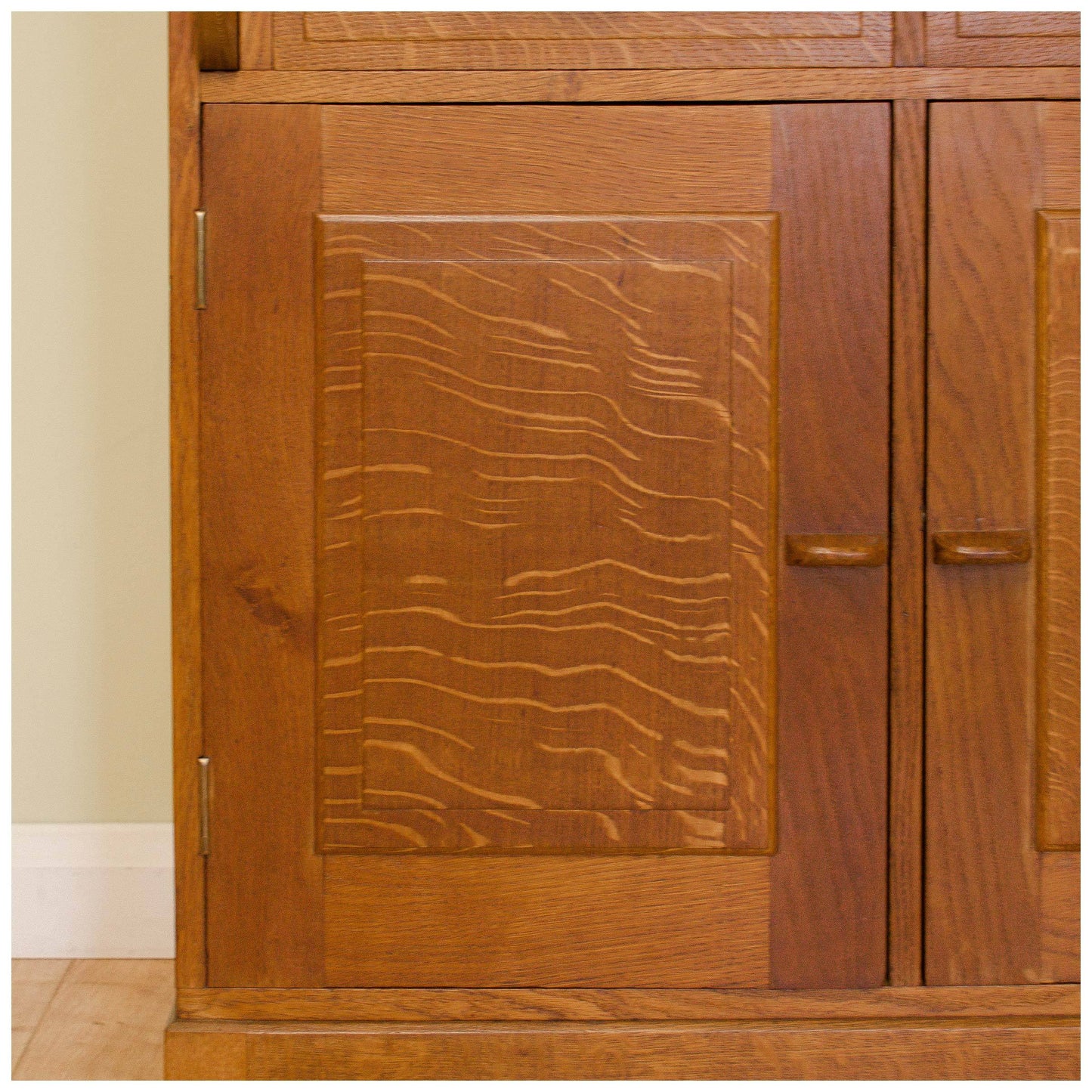 Fred Gardiner Arts & Crafts Cotswold School Oak Bureau