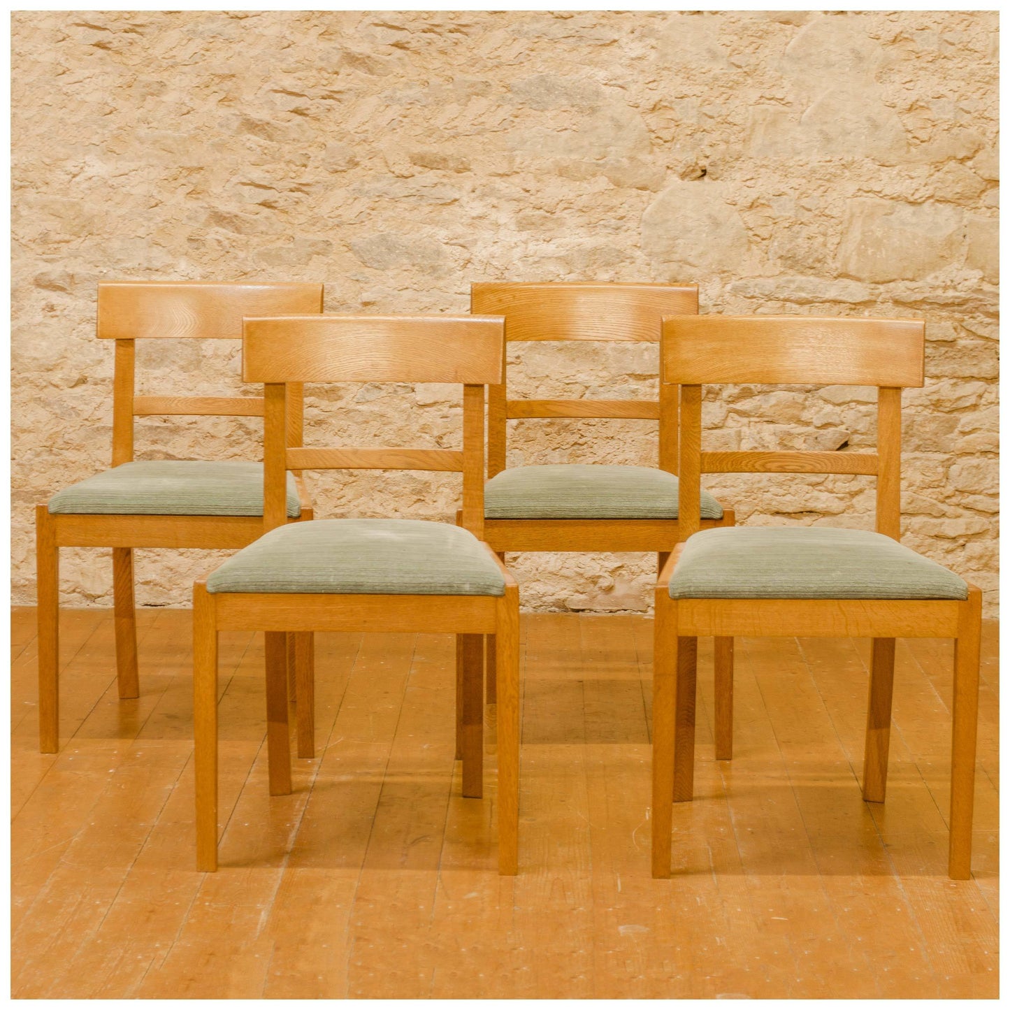 Gordon Russell Arts & Crafts Cotswold School Oak 'Weston' Table & 6 Chairs c.1935