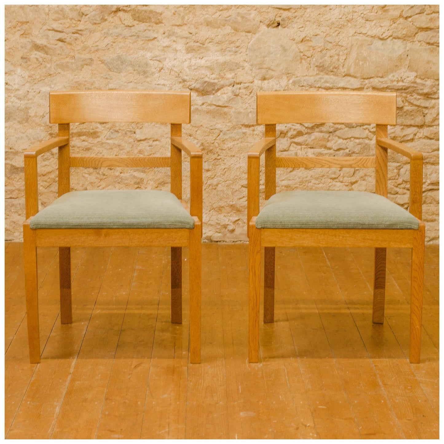 Gordon Russell Arts & Crafts Cotswold School Oak 'Weston' Table & 6 Chairs c.1935