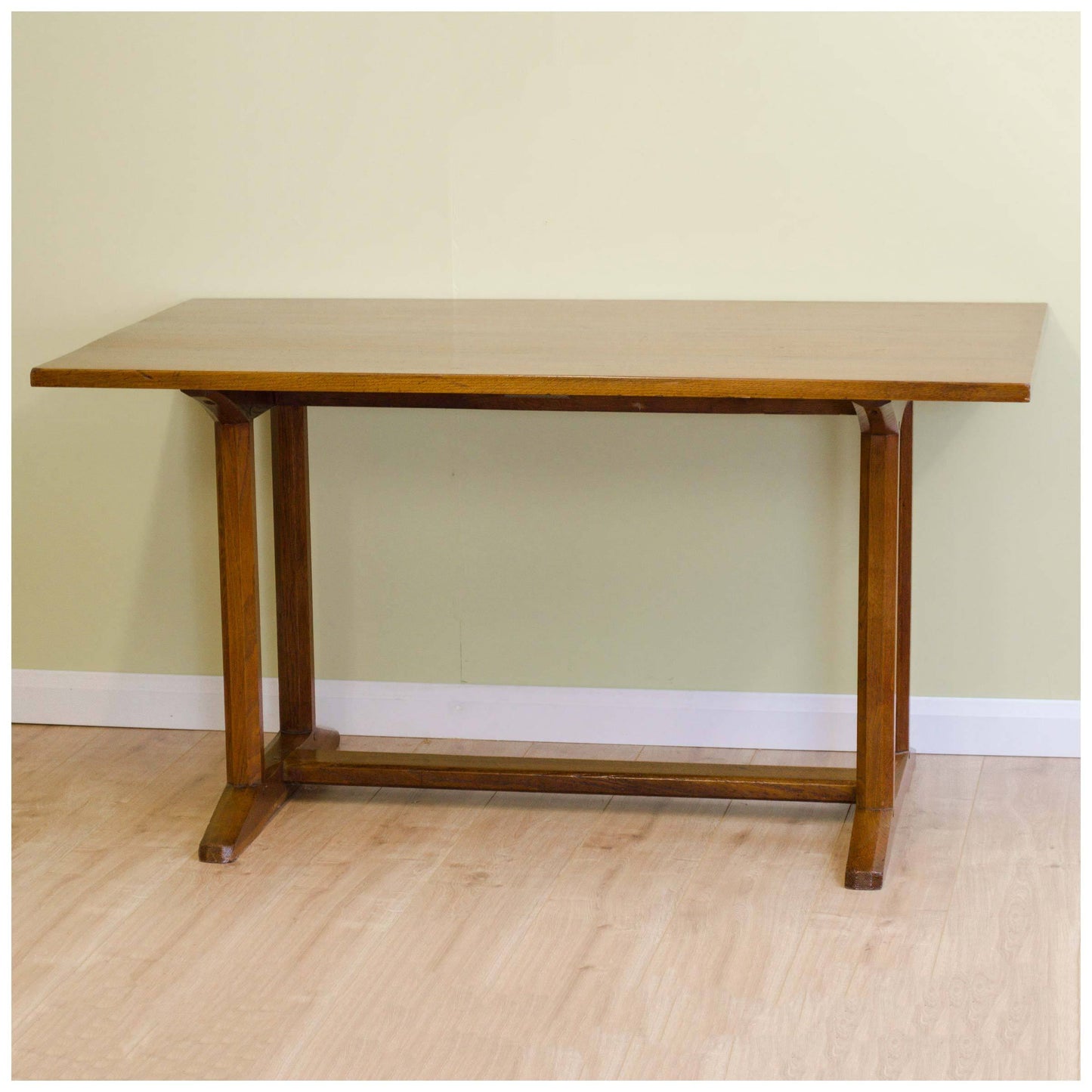 Gordon Russell Arts and Crafts Cotswold School English Oak Dining Table 1927