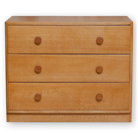 Gordon Russell Arts & Crafts Cotswold School English Oak Chest of Drawers c. 1935