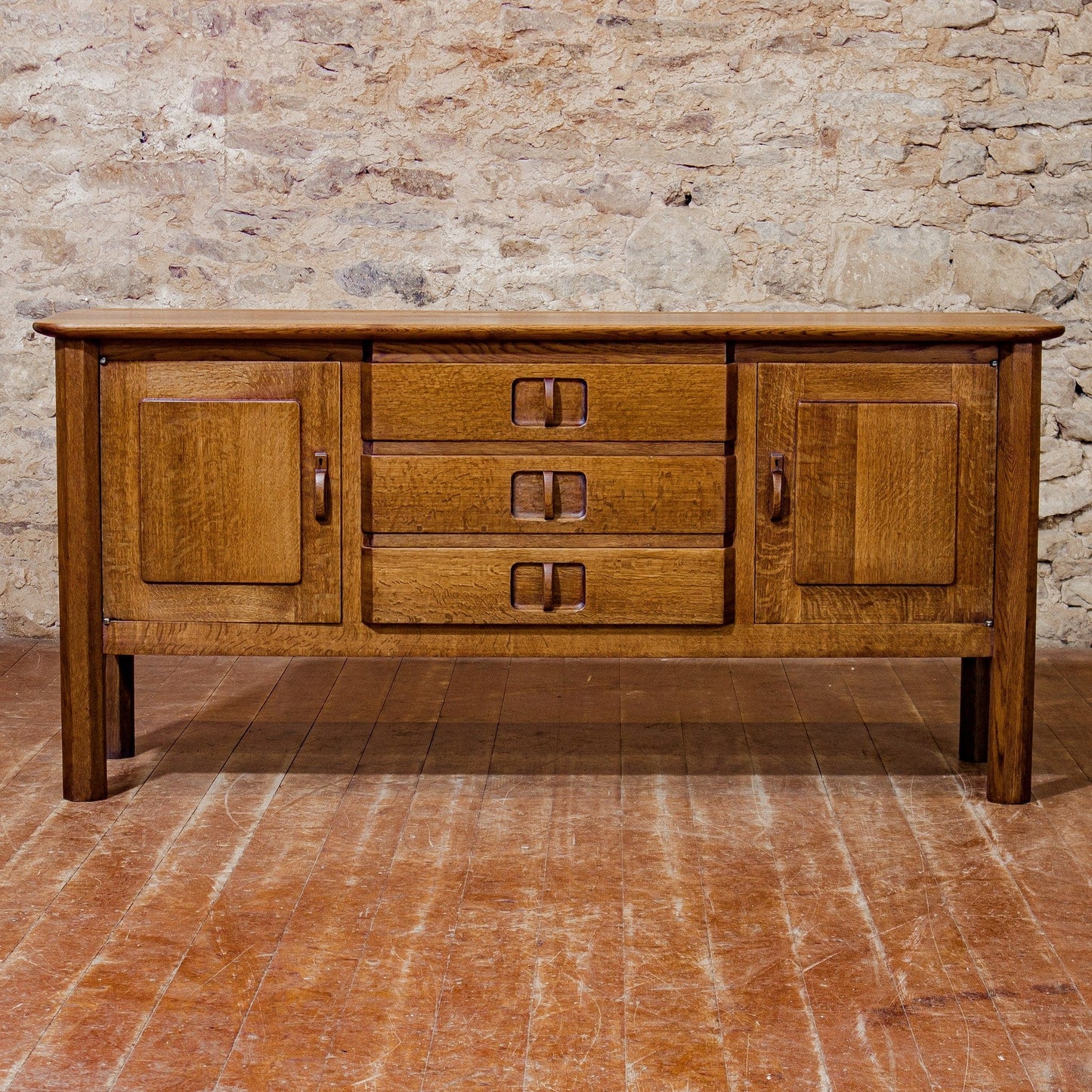 Gordon Russell Arts & Crafts Cotswold School English Oak Enstone Sideboard 1935