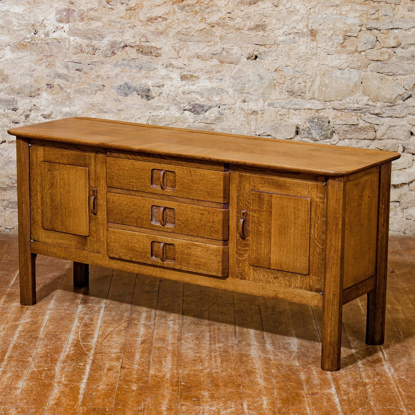 Gordon Russell Arts & Crafts Cotswold School English Oak Enstone Sideboard 1935