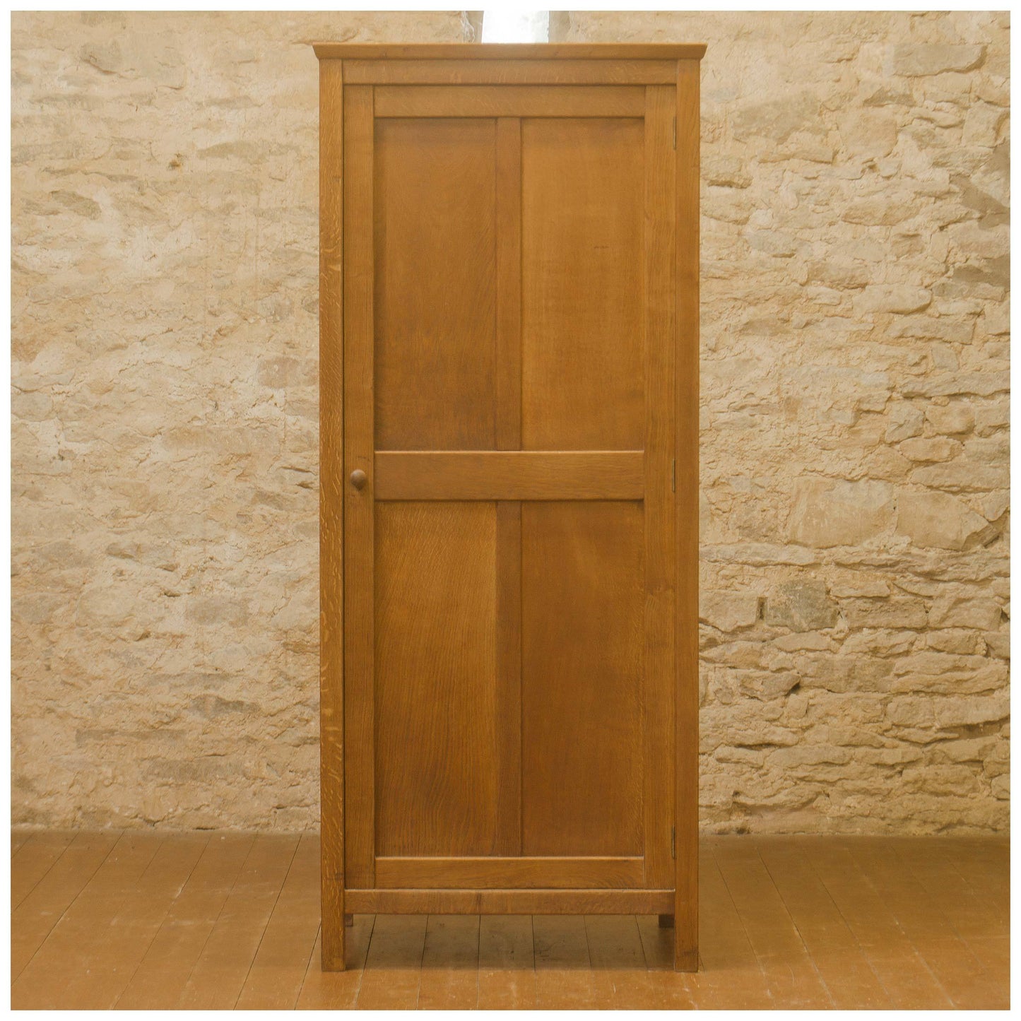 Gordon Russell Arts & Crafts Cotswold School English Oak Wardrobe 1928