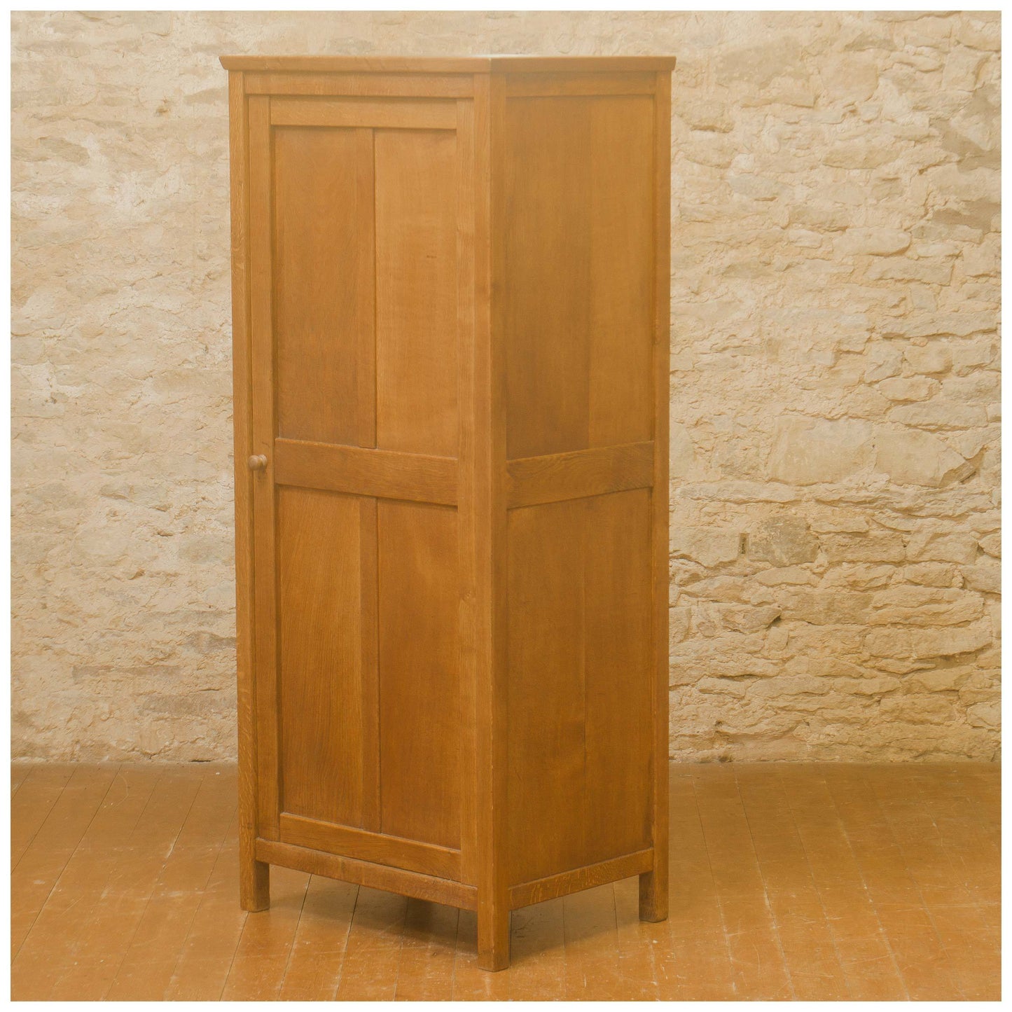 Gordon Russell Arts & Crafts Cotswold School English Oak Wardrobe 1928