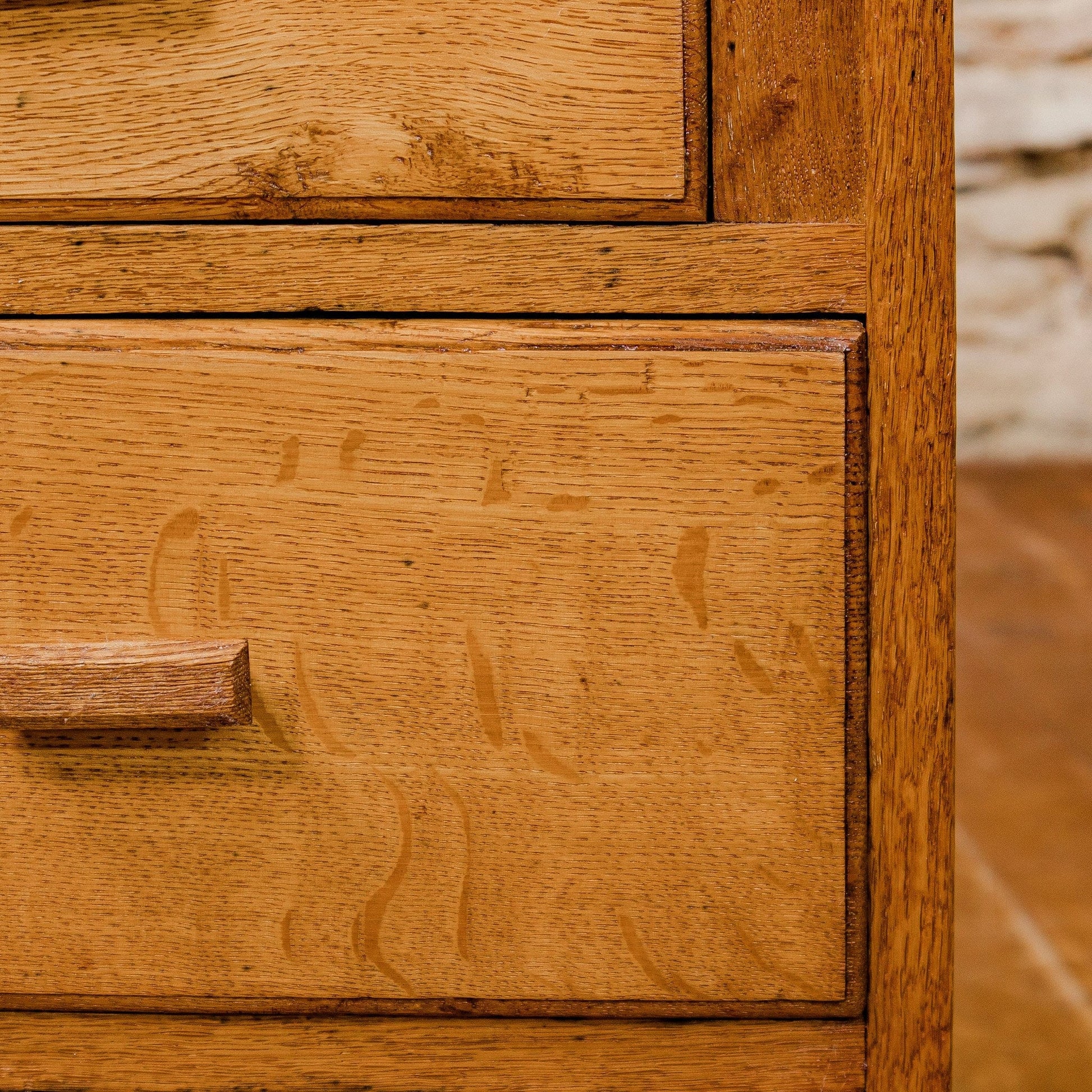 Heal and Co (Ambrose Heal) Arts & Crafts Cotswold School English Oak Bureau