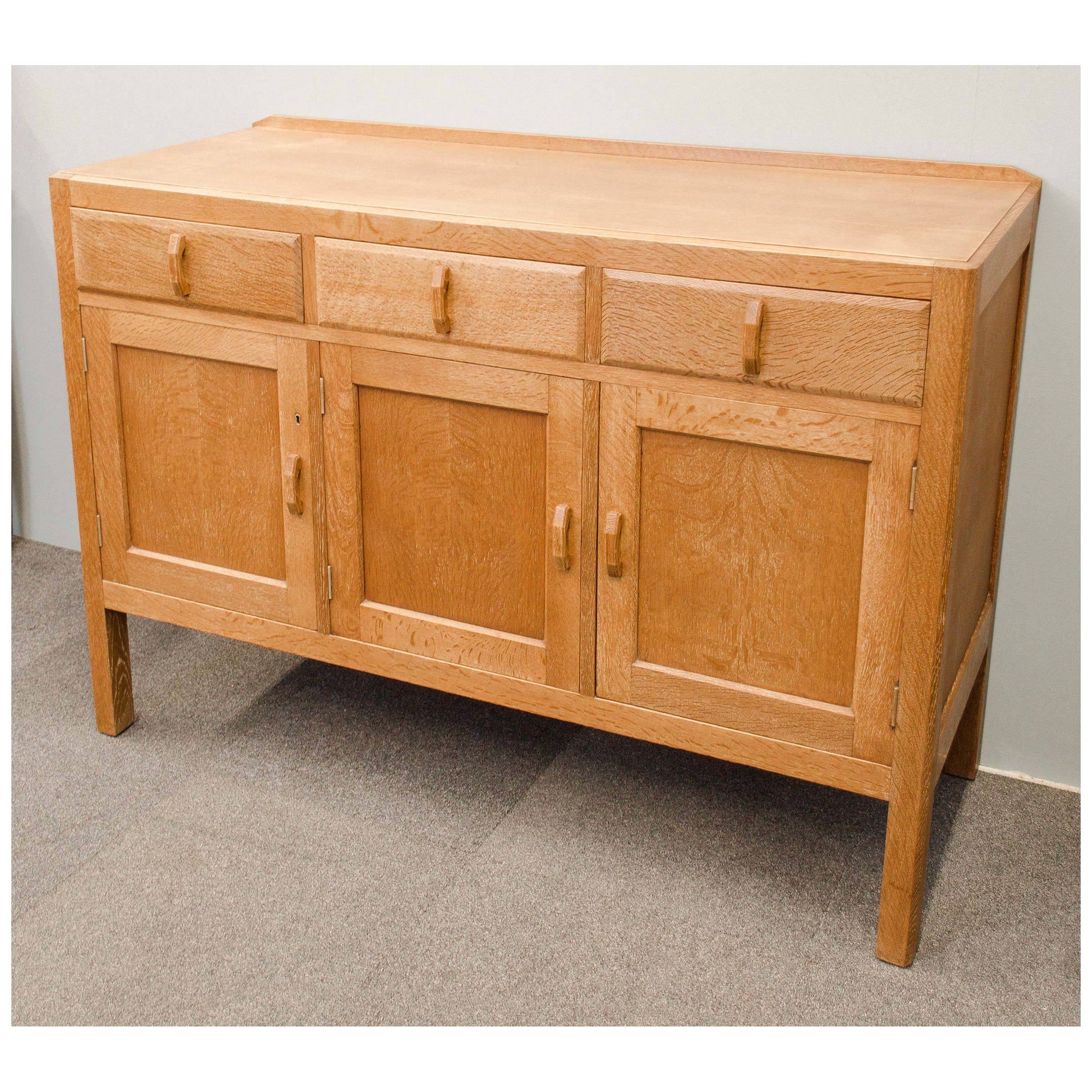 Heal and Co. (Ambrose Heal) Cotswold School Arts Crafts Oak Sideboard c. 1920