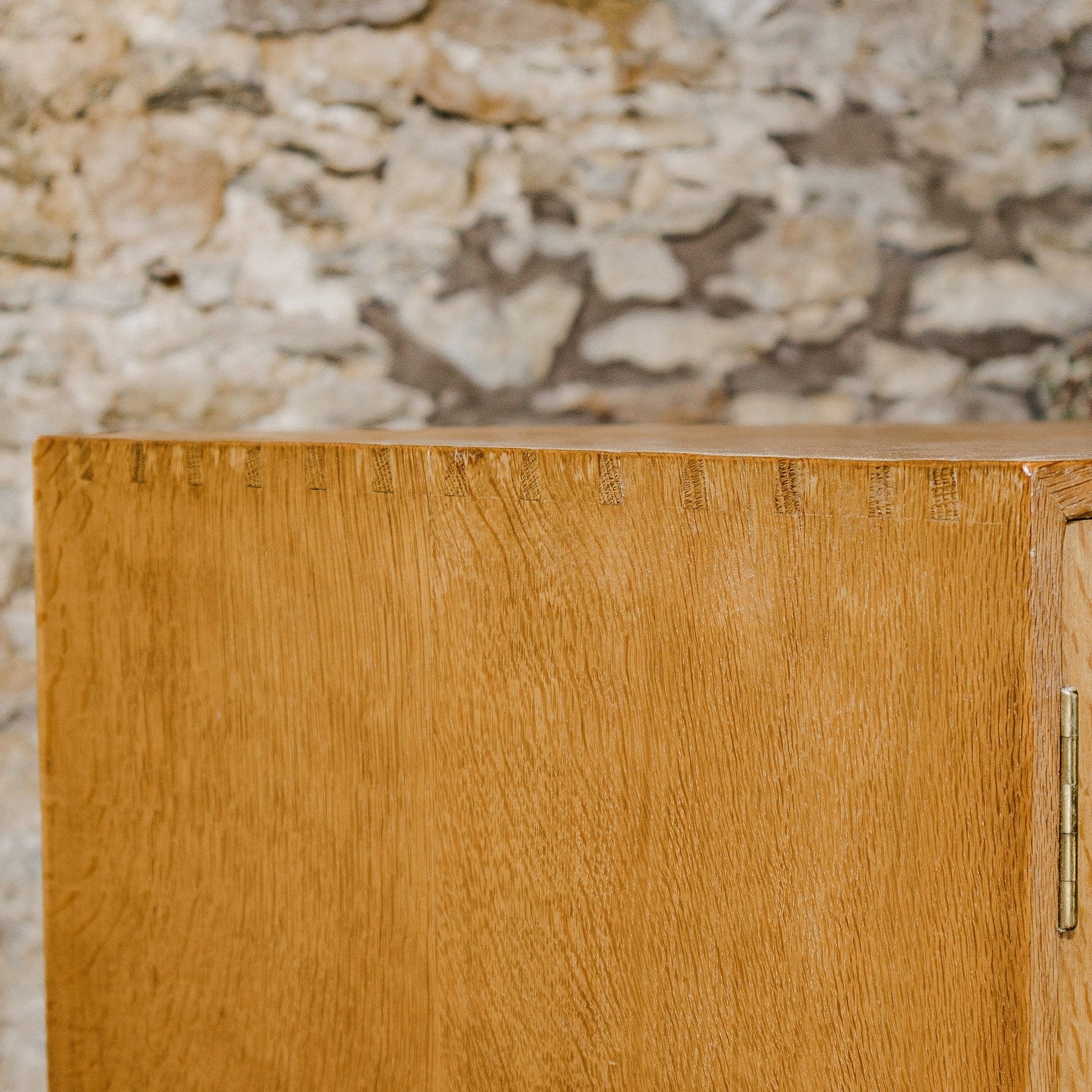 Keith Moorey (ex-Mouseman & ex-Barnsley) Cotswold School English Oak Wardrobe