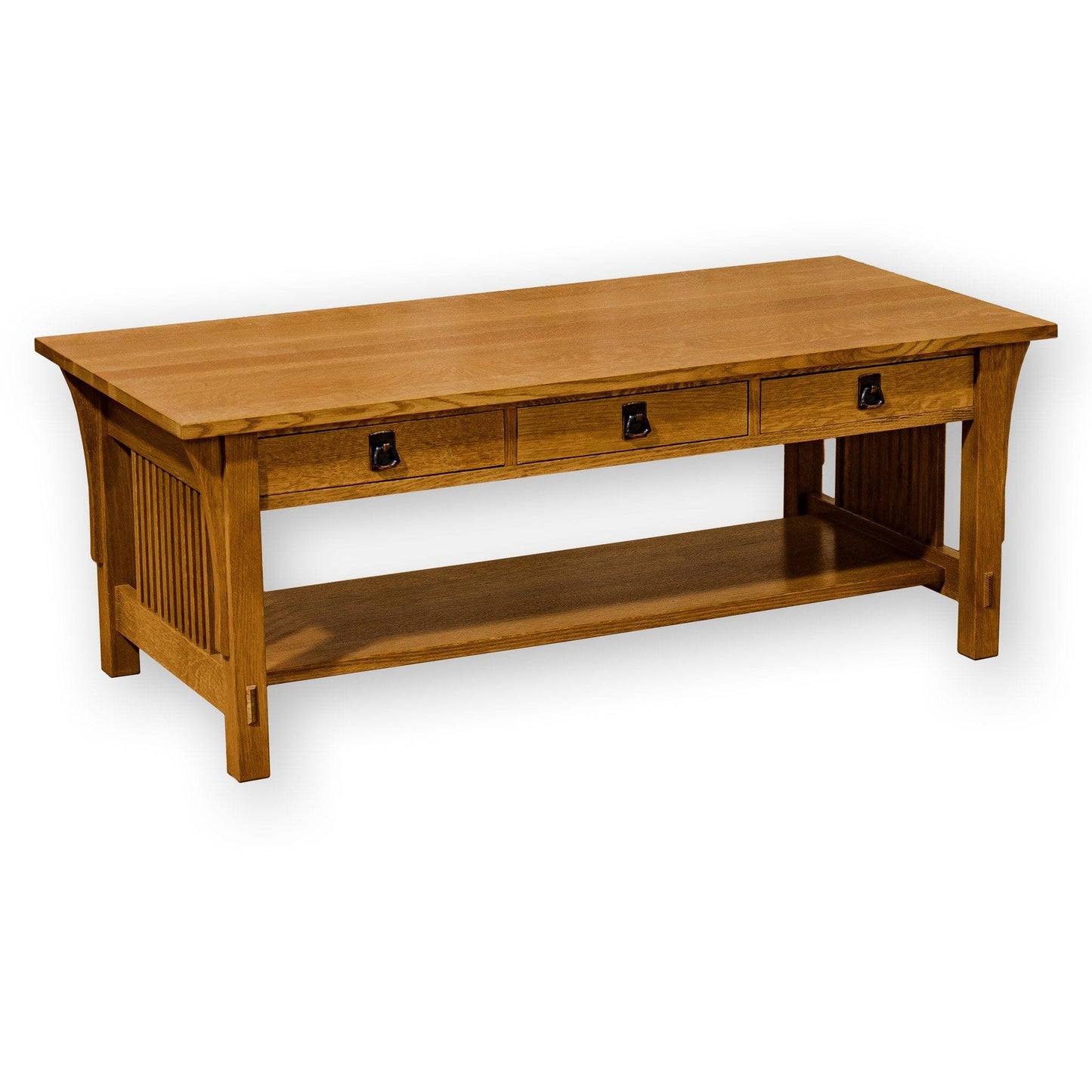 L. & J. G Stickley Arts & Crafts Mission School Quarter-sawn Oak Coffee Table