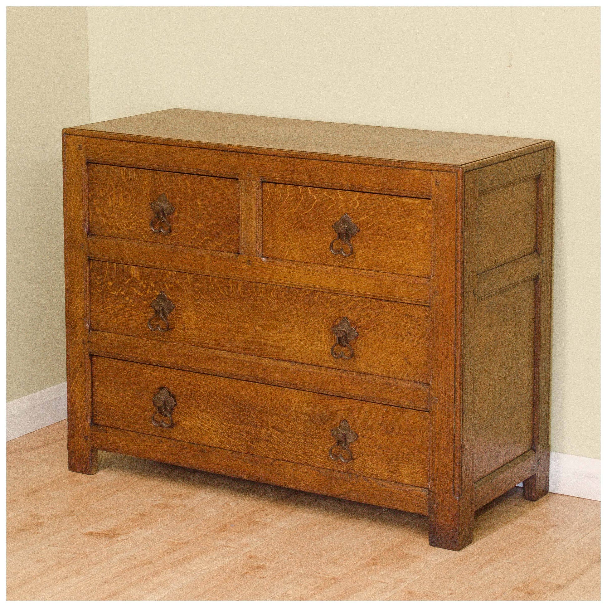 Liberty & Co Arts and Crafts Oak Chest of Drawers 1924