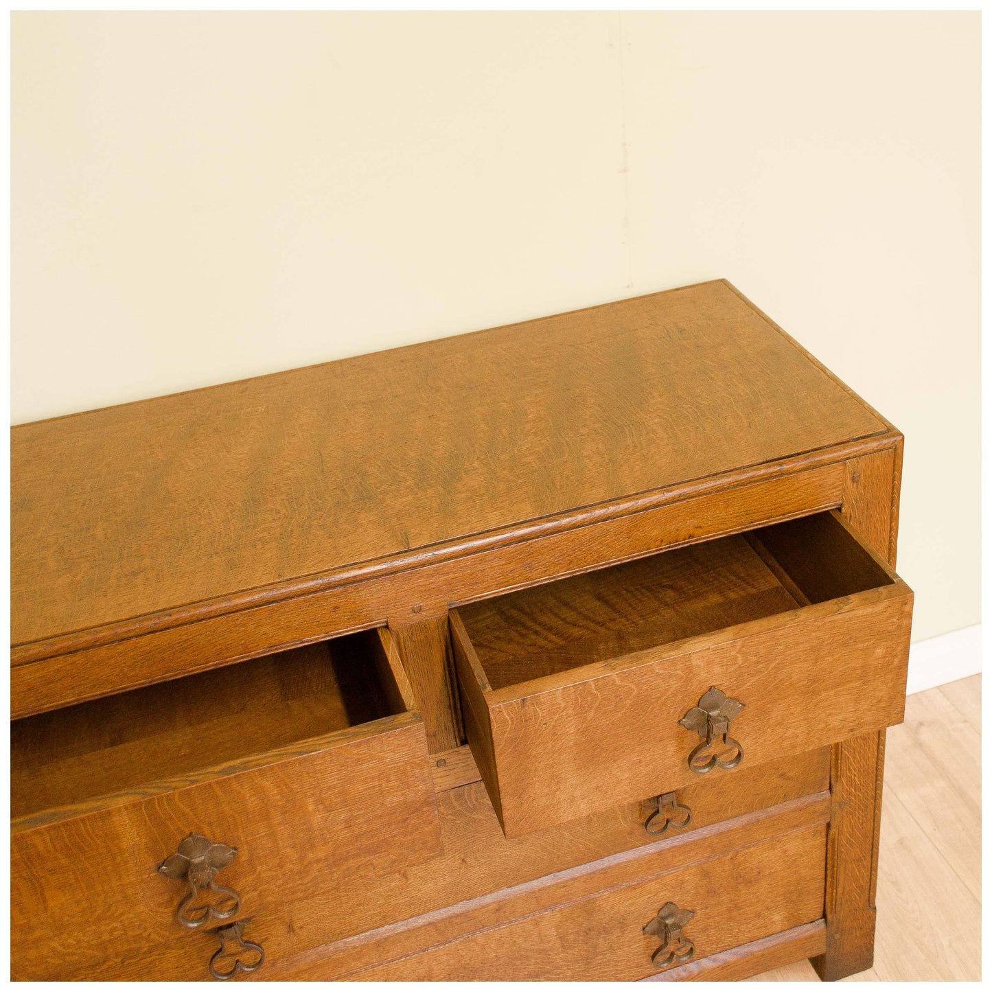 Liberty & Co Arts and Crafts Oak Chest of Drawers 1924