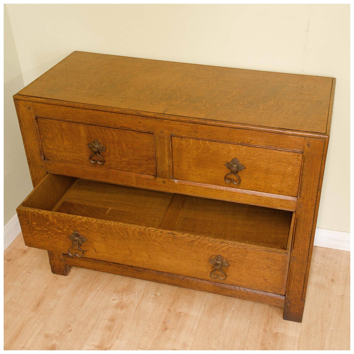 Liberty & Co Arts and Crafts Oak Chest of Drawers 1924