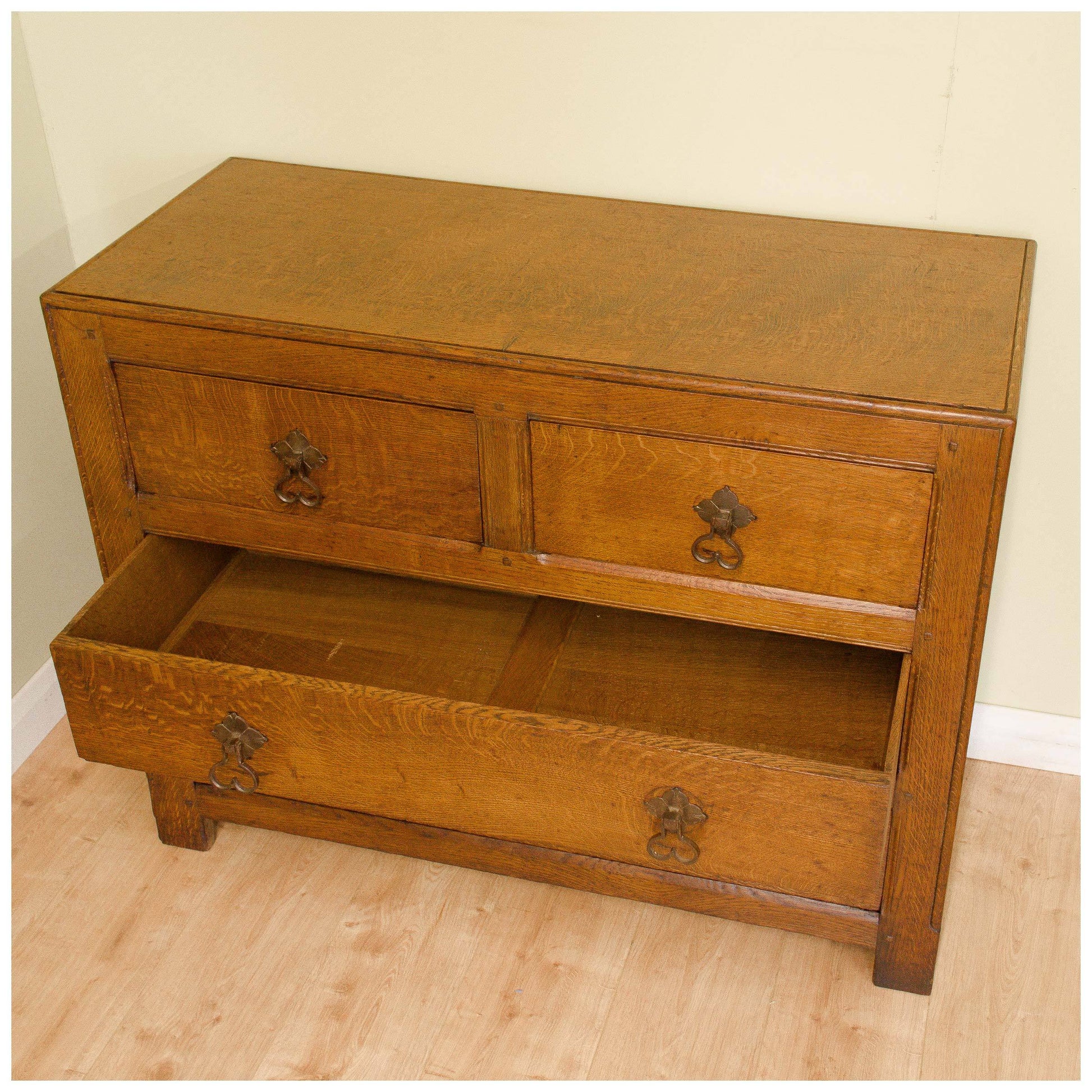 Liberty & Co Arts and Crafts Oak Chest of Drawers 1924