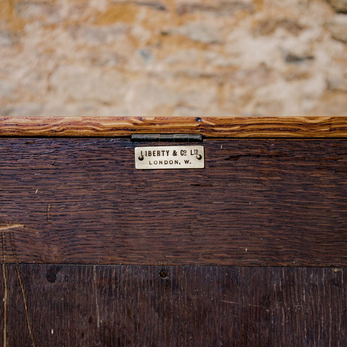 Liberty & Co Arts & Crafts English Oak Desk Designed by Leonard Wyburd c. 1920