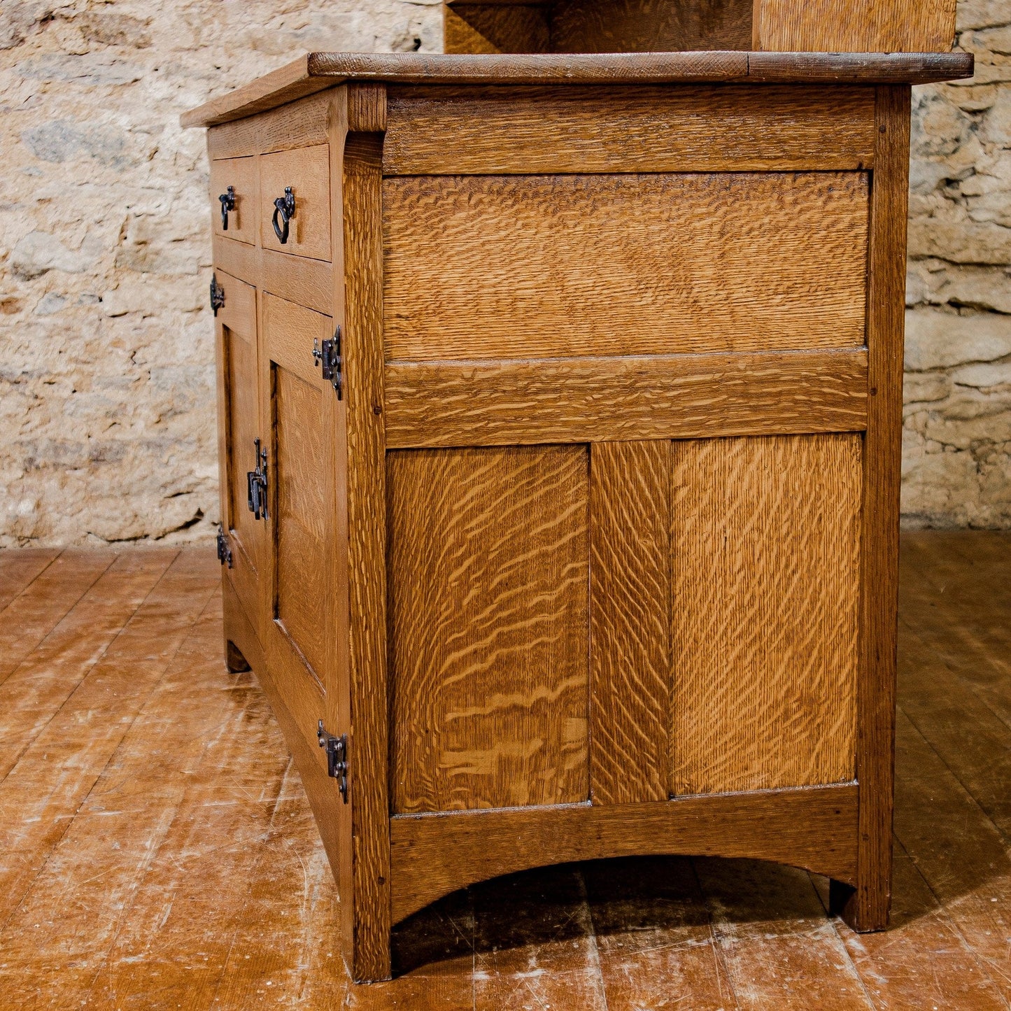 Liberty & Co Arts & Crafts English Oak Dresser c1920