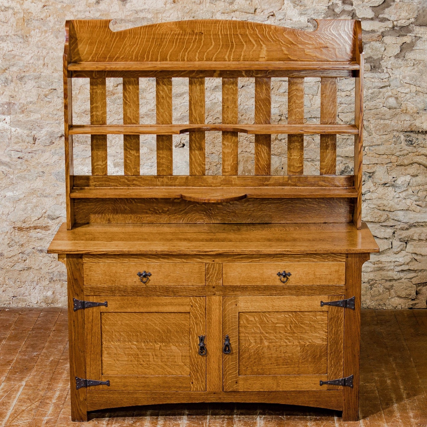 Liberty & Co Arts & Crafts English Oak Dresser c1920