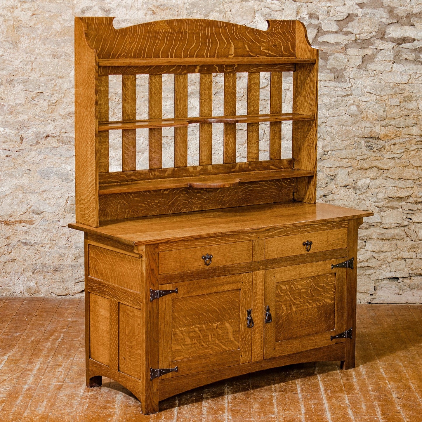 Liberty & Co Arts & Crafts English Oak Dresser c1920