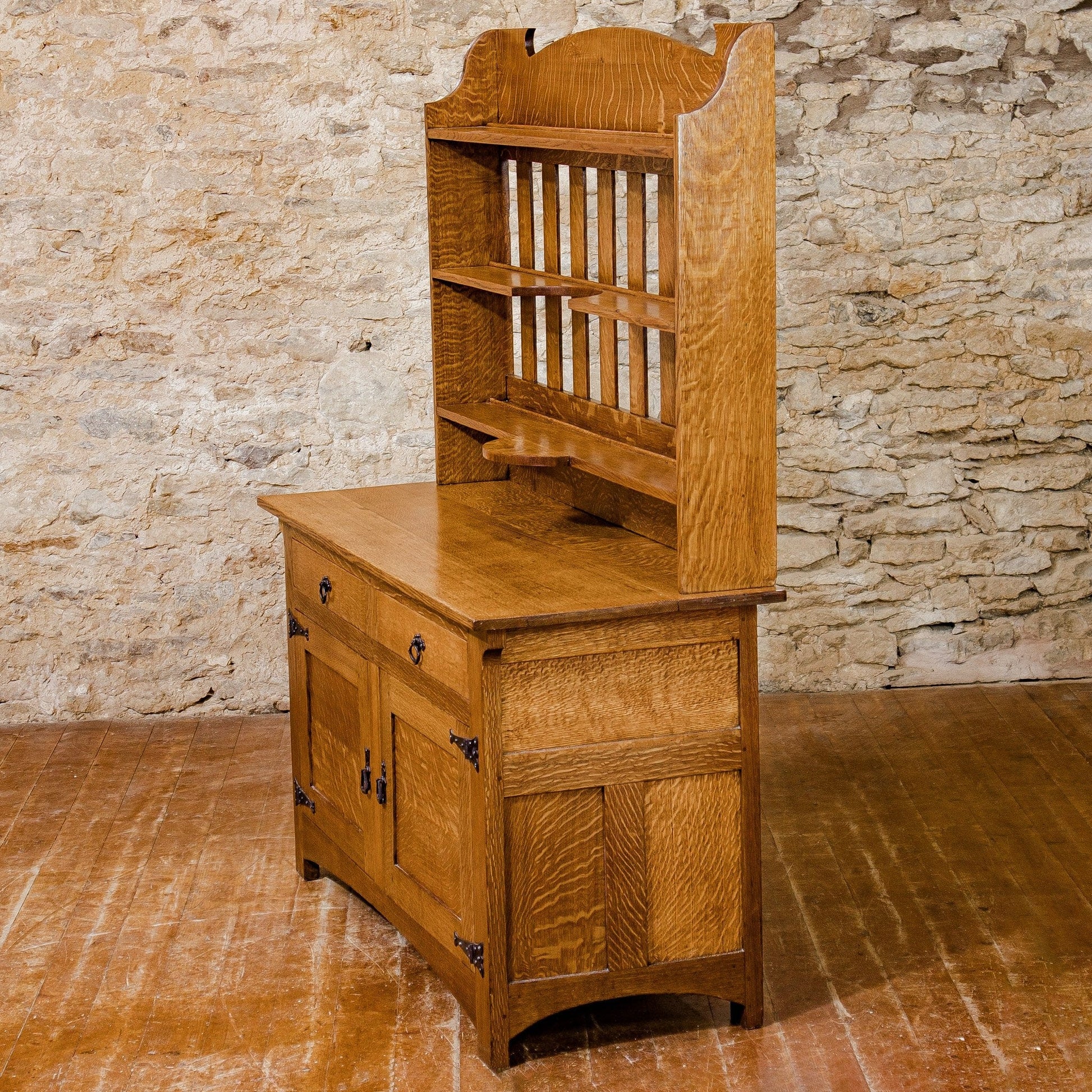 Liberty & Co Arts & Crafts English Oak Dresser c1920