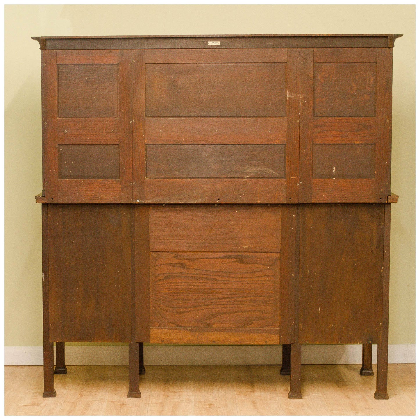 Liberty & Co Arts & Crafts Oak 'Milverton' Dresser with Heart Shaped Handles