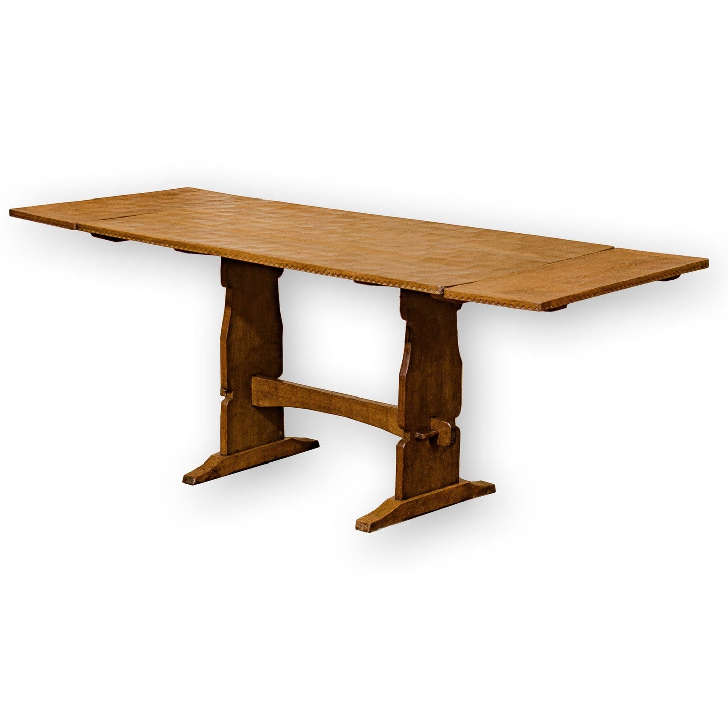 Martin Lizardman Dutton Arts & Crafts Yorkshire School Oak Extending Table