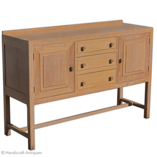 Heal and Co [Ambrose Heal] Arts & Crafts Cotswold School English Oak Sideboard