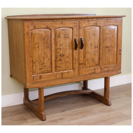 Oliver Morel Arts and Crafts Cotswold School Pollard Oak Sideboard 1983