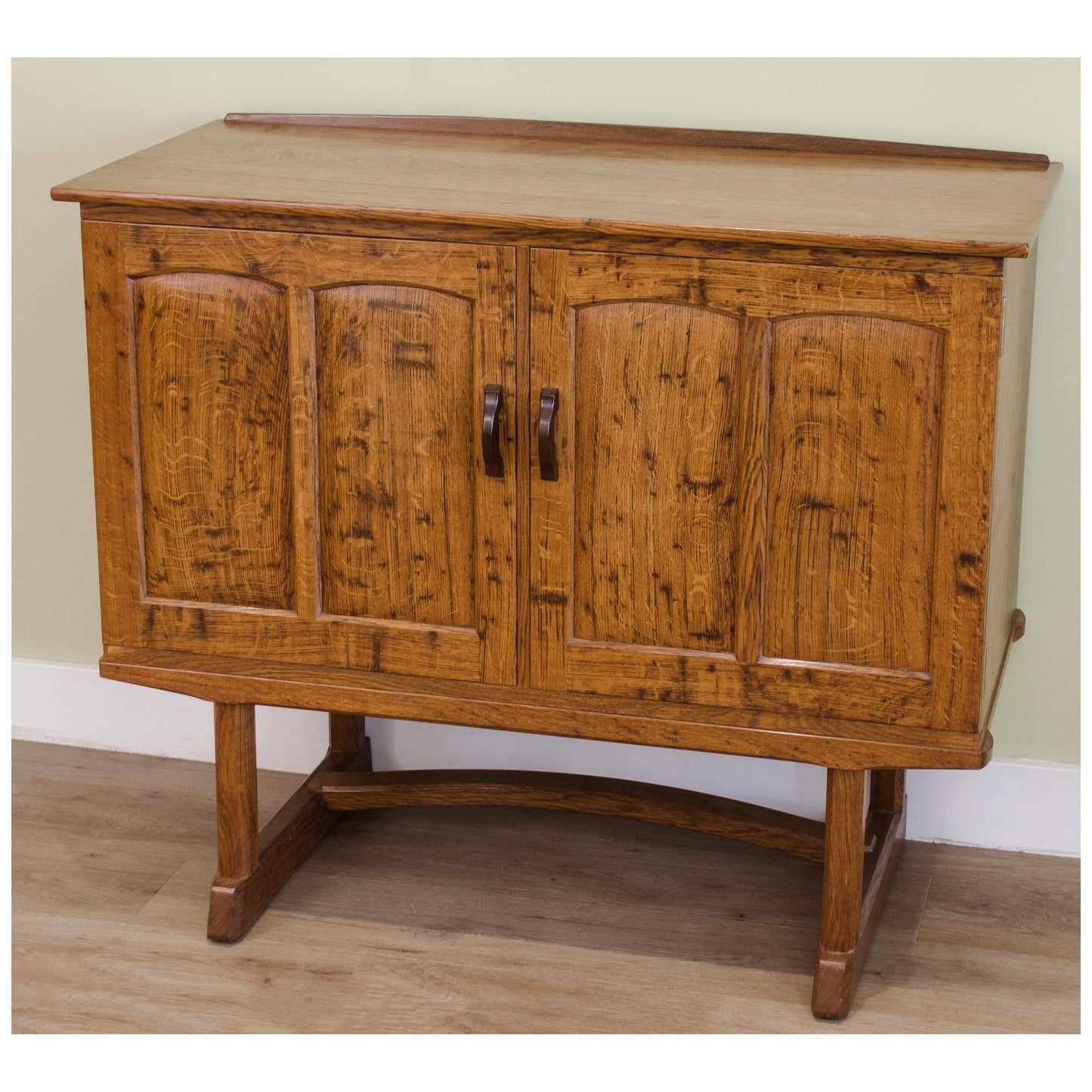 Oliver Morel Arts and Crafts Cotswold School Pollard Oak Sideboard 1983