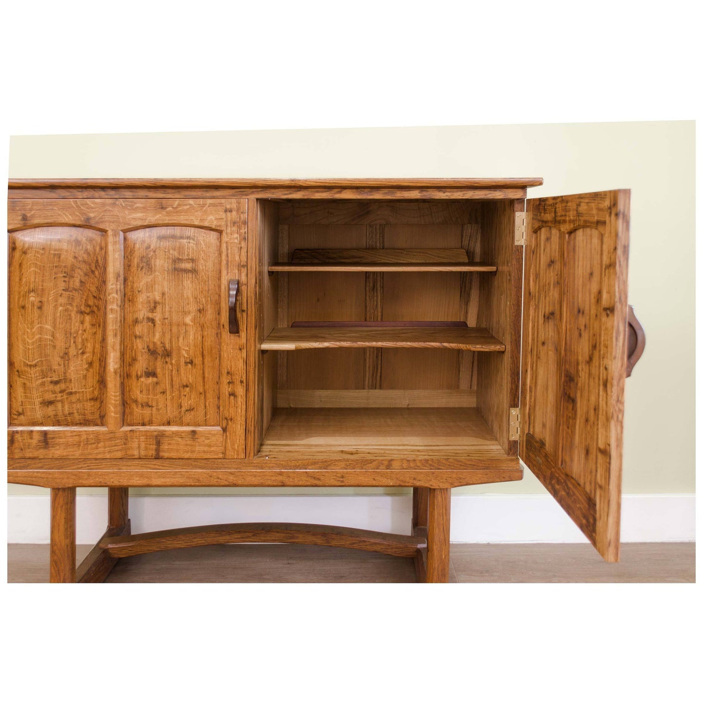 Oliver Morel Arts and Crafts Cotswold School Pollard Oak Sideboard 1983