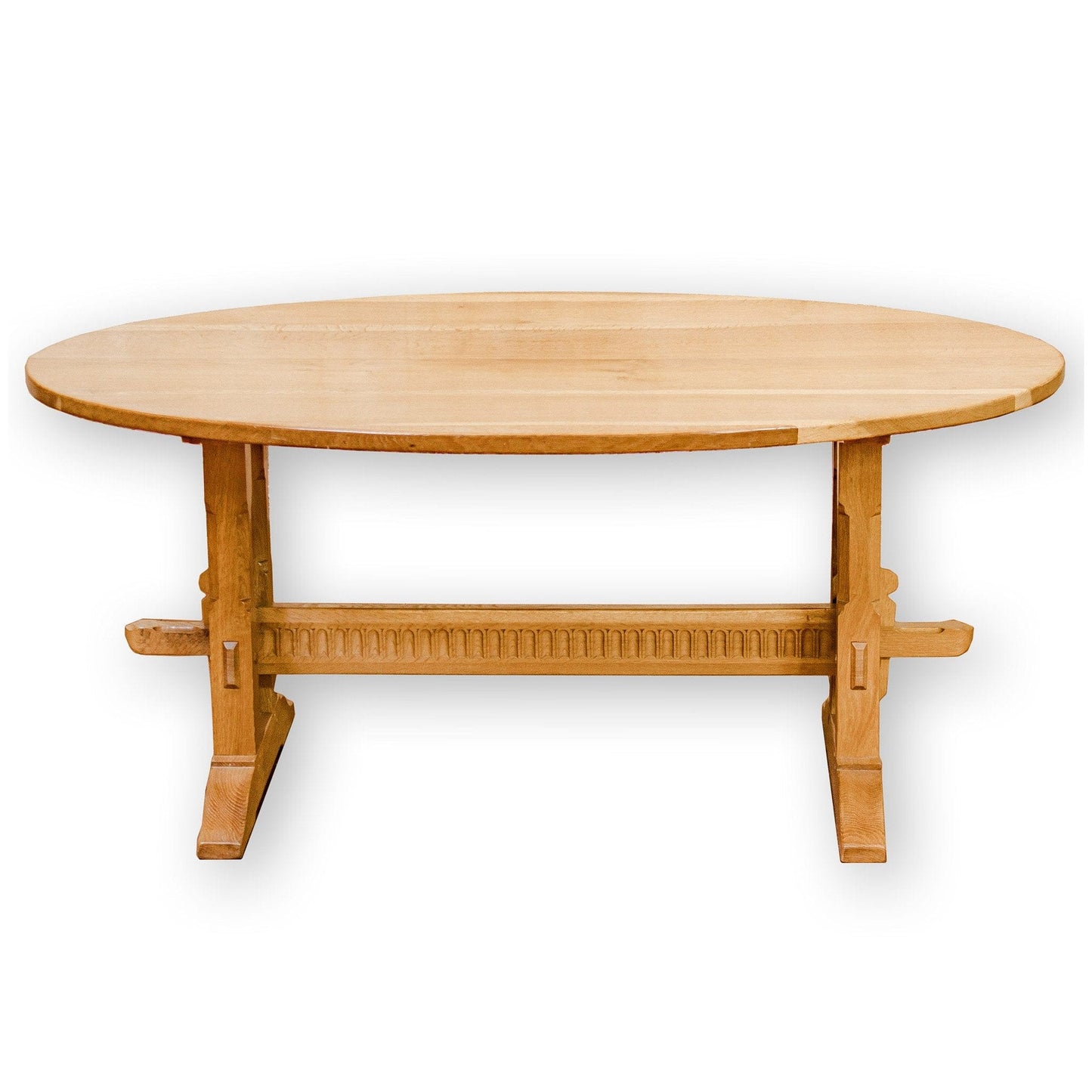 Rupert Griffiths Arts & Crafts English Oak Oval Dining Table