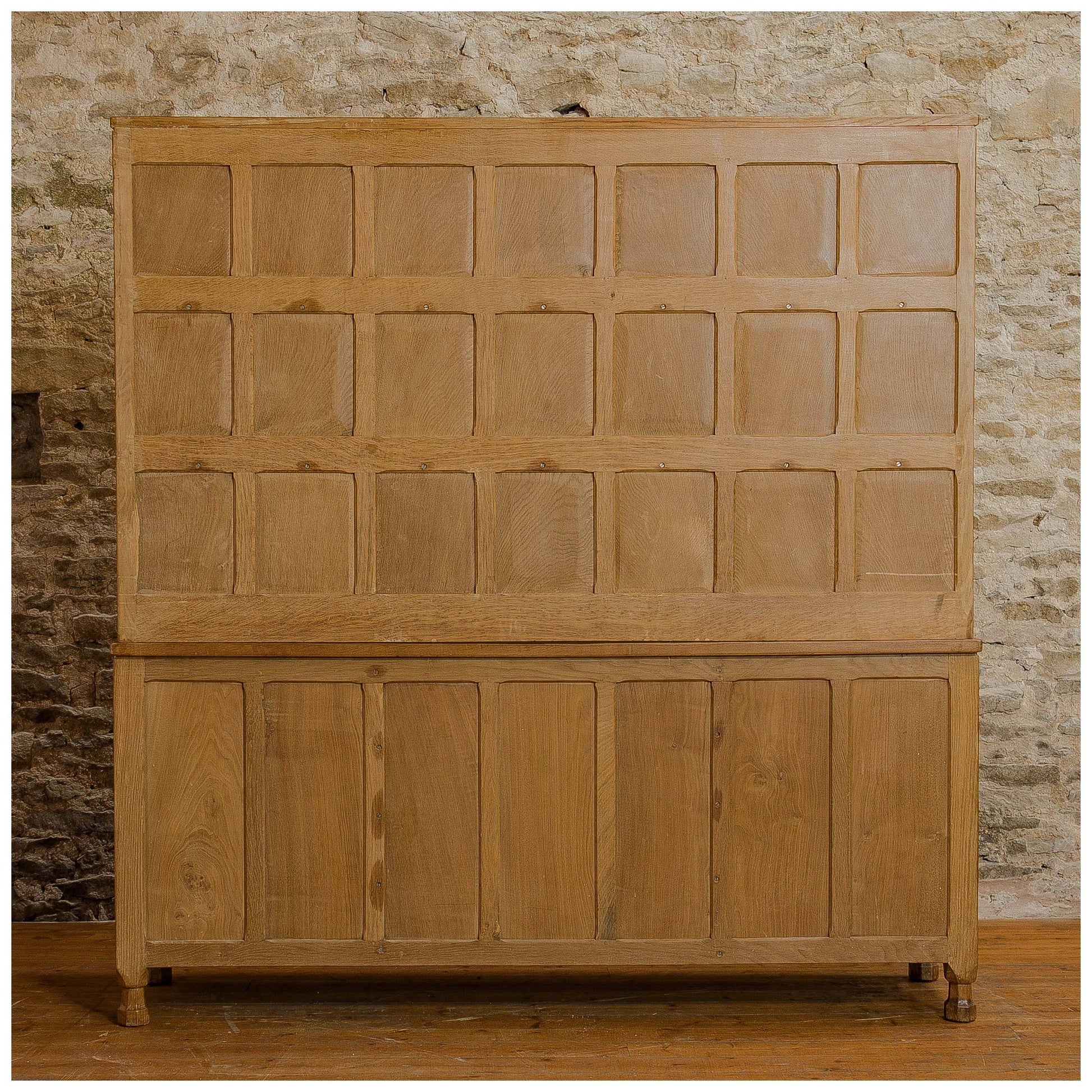 Sid Pollard [Ex-Mouseman] Arts & Crafts Yorkshire School English Oak Dresser