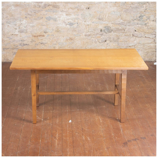 Squirrelman (Ex-Mouseman) Arts & Crafts Yorkshire School English Oak Dining Table