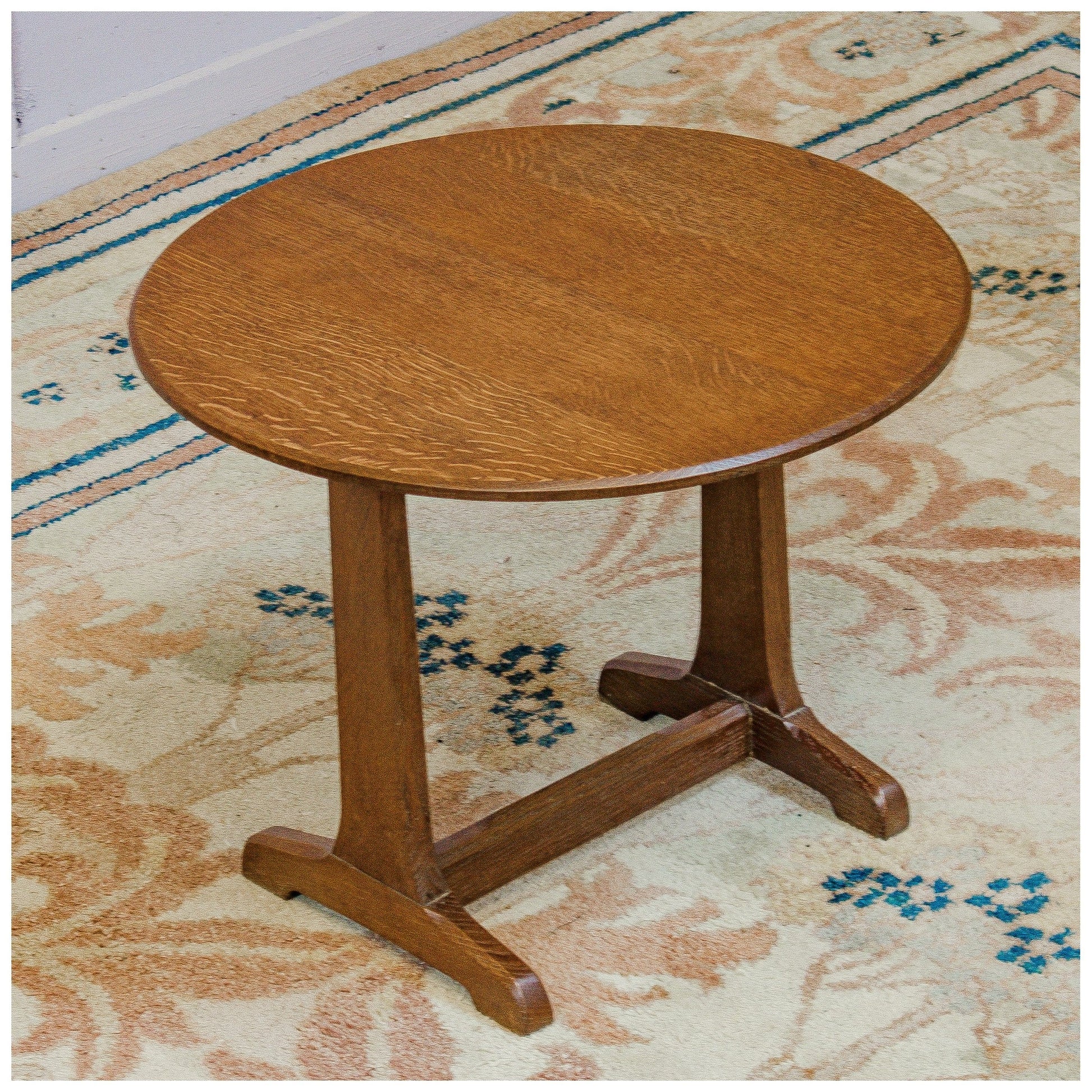 Stanley Webb Davies Arts & Crafts Lakes School English Oak Coffee Table