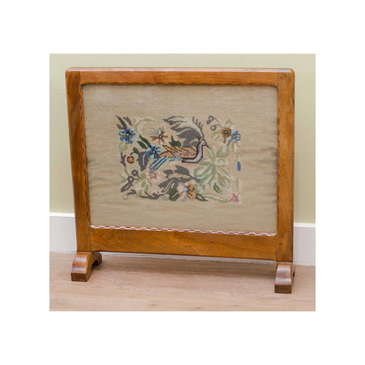 Stanley Webb Davies Stanley Webb Davies Arts and Crafts Walnut Framed Fire Screen 1934